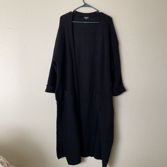 Wild Fable | Chunky Knit Long Cardigan Sweater Size M with Pockets - Picture 4 of 7